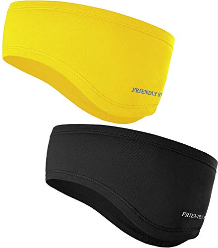 The Friendly Swede Stirnband - Kopfband, Headband für optimalen Ohrenschutz beim Jogging, Laufen, Wandern, Fahrrad- und Motorrad Fahren - Stirnbänder für Damen und Herren