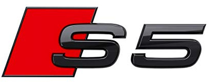Audi 8W6071804 Schriftzug S5 Tuning Exclusive Black Edition Emblem schwarz/rot
