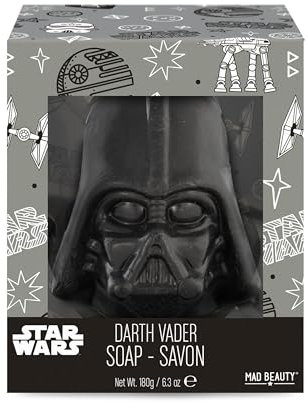 MAD Beauty Star Wars Darth Vader Soap on a Rope, Black