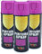 BESCH Pintura Spray 400ml para Metal/Madera/Plastico(Violeta,400 ml (Paquete de 3)