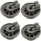 Aspares Dishwasher Lower Basket Roller Runner Wheel For NEFF Dishwasher(Set of 4 Pieces)