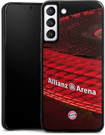 DeinDesign Silikon Hülle kompatibel mit Samsung Galaxy S22 Plus Case schwarz Handyhülle FCB Stadion FC Bayern München