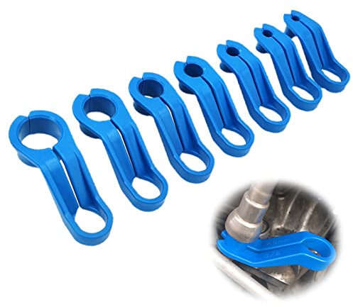 QYNuLi 7 Pcs Fuel Line Disconnect Tool Set Air Conditioner Line Disconnect Tool Set Quick Disconnect Tool Assortment Kit for Automotive AC Fuel Line