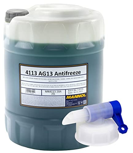 Kühlerfrostschutz Konzentrat MANNOL AG13-40°C 20 Liter grün inkl. Auslaufhahn