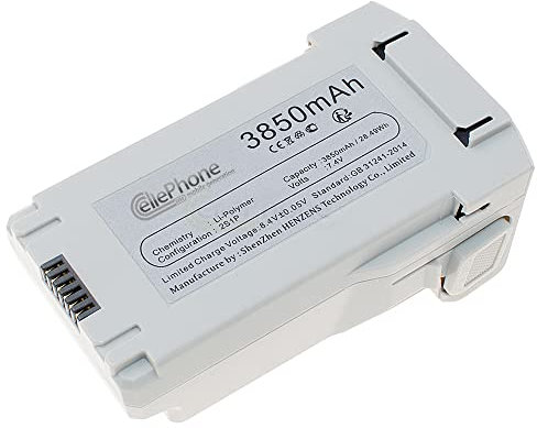 cellePhone Akku Li-Polymer kompatibel für DJI Mini 3 - Mini 3 Pro - Mini 4 - Mini 4 Pro (Ersatz für BWX162-2453-7.38) - 3850mAh / 7,4V