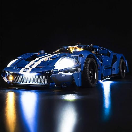 Kyglaring LED Beleuchtungsset (ohne Modell) - Kompatibel mit Lego-42154 Technic Car Ford GT Building Blocks Modell Set - Nur LEDs, kein Brick Set (Classic Version)