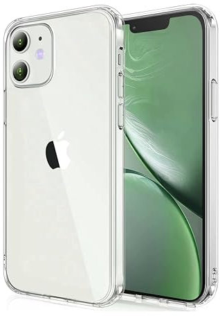 Clear for iPhone 12 Case, [Never Yellow] [Shockproof Mil-grade Protection] Protective Phone Cases, Thin Slim Fit Cover