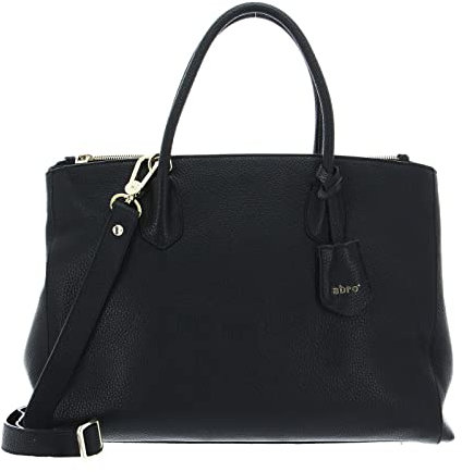 abro Leather Adria Businessshopper Busy L Black/Gold