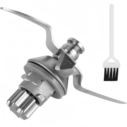 KMERCE Messer kompatibel mit Vorwerk Thermomix, mit 4 Klingen, Ersatzklinge für Thermomix, Zubehör Thermomix aus Edelstahl (TM6)