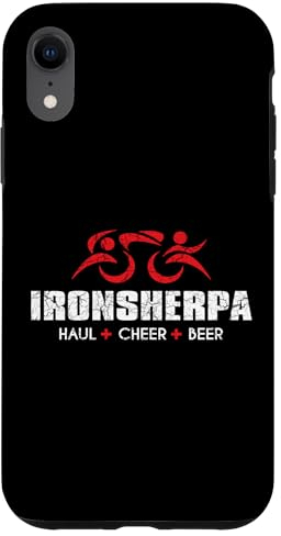 Hülle für iPhone XR IRON SHERPA Tri Sherpa Triathlon Apparel - Haul Cheer Beer