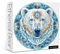 Mandala Eisbär Puzzle für Erwachsene 1000 Teile Rund Tier Form Puzzle Natur Puzzles der Tierwelt