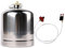 KDYVK Bouteille de gaz en Acier Inoxydable, réservoir de gaz Gonflable, réservoir de Stockage de Carburant, Portable Vide Rechargeable for randonnée Barbecue, ustensiles de Cuisine(3L)