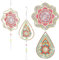 Glvomazty Diamond Painting Anhänger, 2 Stück DIY Windspiel Bastelset Kinder, Diamantmalerei Sonnenfänger Basteln Set Geschenk Mädchen 6 7 8 9 10 11 Jahre