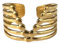 Positiva Jewelry Vergoldeter 18K Verstellbarer Ring für Damen – Wasserfest, Langlebig & Zeitlos – Perfekter Schmuck für Alltag & besondere Anlässe - Mehrreihiger Goldring