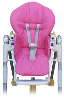 Housse Chaise Haute pour Bébé, Housse de rechange pour coussin d'assise Peg Perego, Prima Pappa, Diner Rose