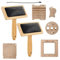 Wollkardierbürste, Wollkardier | Multifunktionale Wollbürste - Handkardierer für Wollhandwerk, Nadelfilzpinsel mit Holzgriff, Wollmischkamm-Set