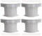 4X Correas Para Sábanas, Clips Tensores De Esquina Resistentes, Correas Para Sujetar Sábanas Tensoras De Esquinas Para Sábanas De Alta Resistencia Pinzas Fijas Para Protectores De Colchón 20,5CM