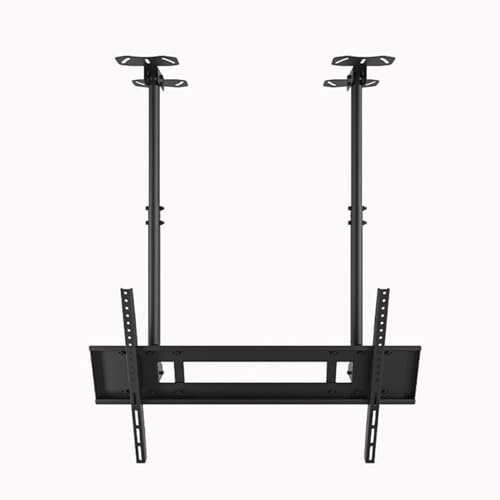 Support de plafond motorisé réglable pour téléviseur à écran plat LED de 60 à 100 pouces, support mural pour home cinéma, design peu encombrant