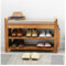 Schuhschrank, Schuhaufbewahrungsschrank, Schuhregalbank für den Eingangsbereich, Aufbewahrungsbank, gepolsterter Sitz, Schuh für den Eingangsbereich, Flur, Schlafzim,Natural 78.5*49.5*29.5cm