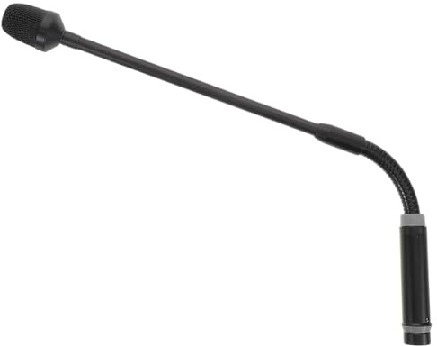 TOYANDONA Xlr Dynamic Gooseneck Microphone with Flexible Metal Hose Pin Male Connector Sturdy Design for Clear Sound for Dj Stage Conference Bar Compatible with Audio Mixers