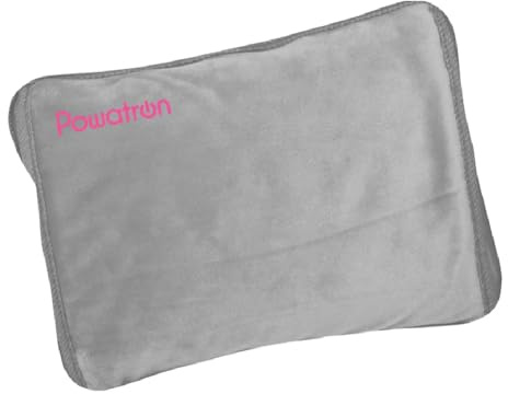 Rechargeable Electric Hot Water Bottle,Portable Rechargeable Hot Water Bag,Hand and Shoulders Pain Relief Warmer Massaging Heat Pad UK (Grey)