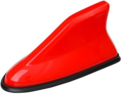 Car Radio Aerial Mast Roof Antenna Signal Amplifier Car Radio Aerials Shark Fin Antenna Fit For Suzuki SWIFT VITARA SX4 Grand Swift Alto Jimny Ignis(Red)