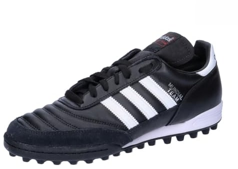 adidas Herren Mundial Team Fußballschuhe, Schwarz/Weiß, 40.5 EU