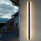 LED Lange Wandlampe Villa Wandlampe Villa Porch Wandlampe Außen IP65 Wasserdicht Wandleuchten Schwarz Lange Lichtleiste Aluminium Aussen Wandlampe Acryl Warmes Licht Gartenleuchte-115CM,Warmes Licht