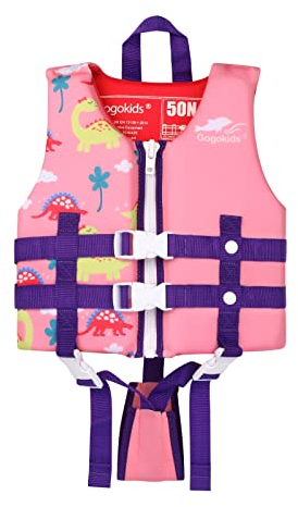 Gogokids Schwimm Weste Kinder Schwimmjacke Kleinkind - Badeanzug Assist Bademode für Mädchen und Jungen Neopren Schwimmen Jacke für 1–9 Jahre/ 15-30kg