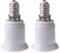 KVSERT 2 adaptadores convertidores para bombillas LED E14-E27