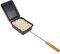 Campfire Popcorn Popper - Old Fashioned Popcorn Maker with Nonstick Finish and Extended Handle - Camping Gear by Great Northern Popcorn (Black)