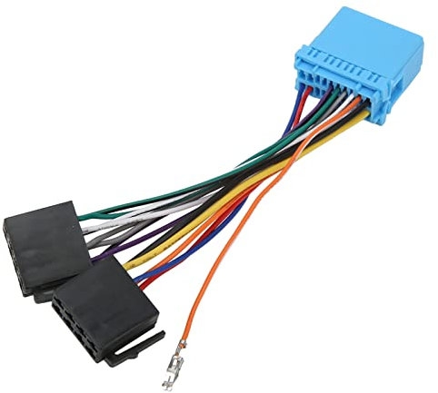ISO Car Stereo Radio Harness, Radio Stereo Replacement ISO Standard Adapter Connector CD Player Wiring Harness for 1998-2016 Select Model, 1998-2012