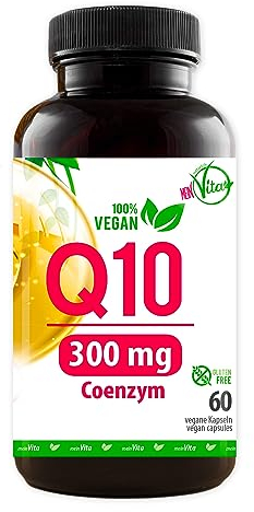 MeinVita Q10 Coenzym / 300 mg Tagesportion, Hochdosiert, 60 Caps, vegan