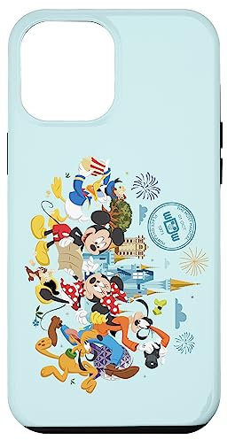 Walt Disney World 50th Anniversary Mickey and Friends Blue Case for iPhone 12 Pro Max