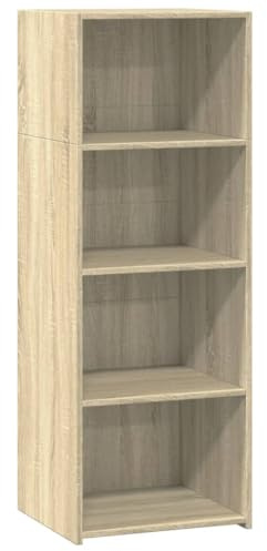 vidaXL Highboard Sonoma-Eiche 45x41x124 cm Holzwerkstoff