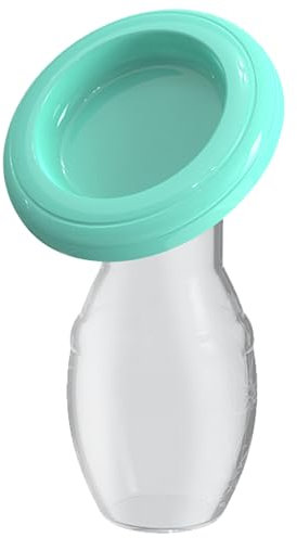 Breast Pump y Recolector de Leche de Silicona,Extractor de Leche Manual Transparente,Sacaleches,Copa de Silicona Suave,Suave Bomba de Materna de Lactancia,1PC