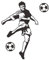 Toddmomy Selbstklebende Fußball Wandsticker Wanddekoration für Kinderzimmer Jugendzimmer Anzubringen Rückstandslos zu Entfernen Langlebiges