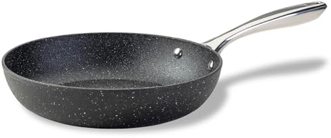 FACKELMANN Bratpfanne Crossroad Ø 28 cm – Aus recyceltem Aluminium, PFAS-frei, hitzebeständig bis +200°C – ideal für alle Herdarten