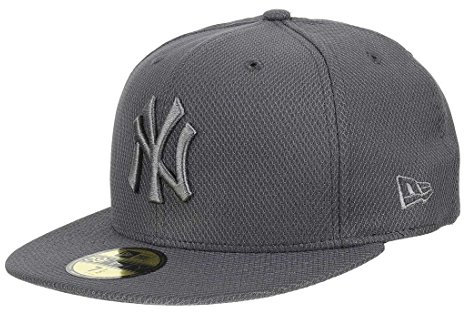 New Era New York Yankees MLB Diamond Era Essential Grey 59Fifty Basecap - 7 7/8-63cm (XXL)