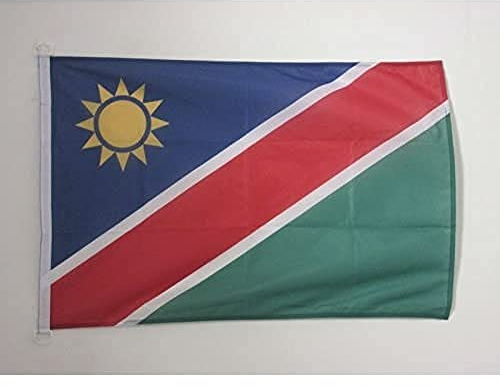 AZ FLAG - Flagge Namibia - 90x60 cm - Republik Namibia Fahne 60 x 90 Cm Aussenverwendung - Flaggen