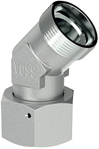 VOSS 1170232058 Einstellbare 45 Grad-Winkelverschraubung, EV 15-L