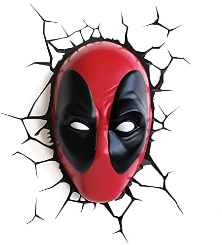 3DLightFX,2002331, 2002331 Deadpool Rot/Schwarz