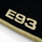 Autoteppich Stylers ATS-Q300_E93-306_BMW Fußmatten mit Stick (E93) und Rand in Hellbeige