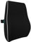 bonmedico Cuscino per sedia da ufficio, casa, ufficio, Auto, cuscino lombare ergonomico, supporto lombare in Memory Foam, Wellness XX-Small, Nero (Größe S)
