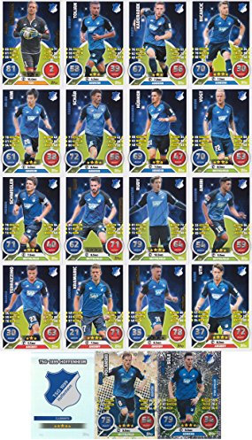 Match Attax Bundesliga 2016 2017 - 19 Karten-Set TSG 1899 Hoffenheim Basiskarten Clubkarte Kapitän Starspieler - Deutsch