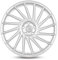 KESKIN KT17 SILVER PAINTED 8x18 ET45 5.00x5x112 Hub Hole 72.60 mm - Alu felgen