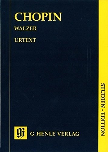 Walzer. Klavier: Besetzung: Klavier zu zwei Händen (Studien-Editionen: Studienpartituren)