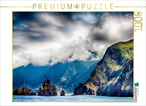 CALVENDO Puzzle Nordküste bei Porto Moniz | 1000 Teile Lege-Größe 64 x 48 cm Foto-Puzzle für glückliche Stunden