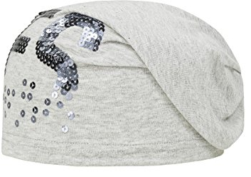 Döll Mädchen Bohomütze Jersey Mütze, Grau (Light 8100), S (Herstellergröße: 49)