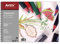 MP -ARTIX Zeichenblock, A4, 80 Blatt mit 110 g, Skizzenblock mit Spiralbindung, 29,7 x 21 cm, ideal zum Zeichnen mit Kohle, Bleistift, Marker, Buntstifte oder Farben